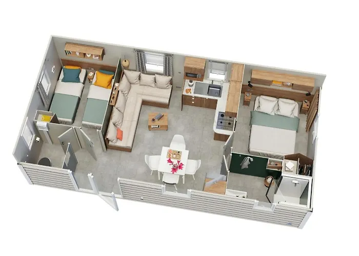 Mobil-home Vi07 La Carabasse Vias-plage Κάμπινγκ